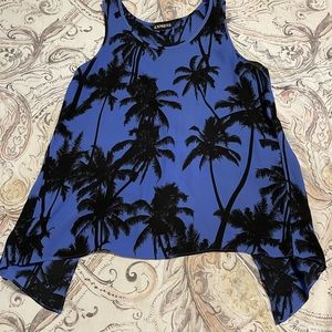 Express brand open back tank size Small